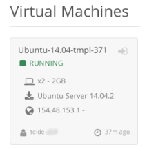 One Virtual machine