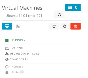 One Virtual machine