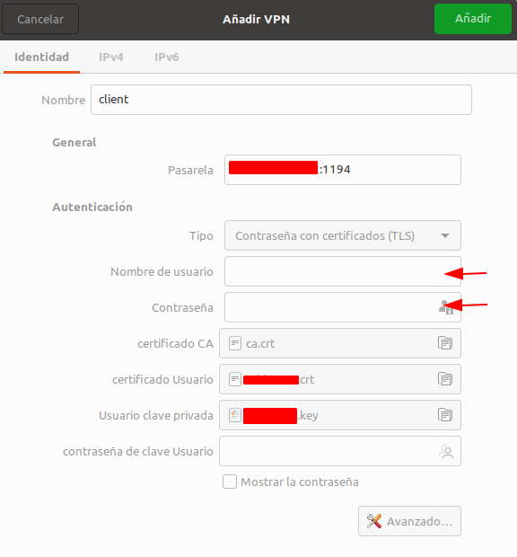 openvpn linux folder